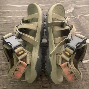 Men’s Teva Olive Green Cross Strap Trail Hiking Outdoor Sandals Sz 10 Teva cross strap trail sandal - Gem main image 3